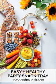 Easy Healthy Party Tray Snack Tray Healthy Snack Plate Party Tray Fruit And Veggies Snack Platter Healthy Snacks Recipes Healthy Party Snacks Recipes