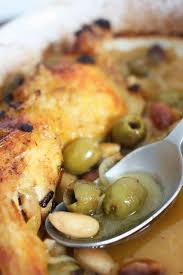 Poulet Citron Confit Olives Vertes Et Amandes Food Recettes De Cuisine Cuisine Plat A Base De Viande