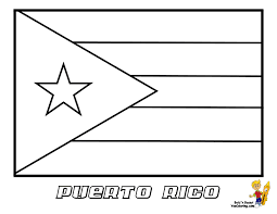 Puerto Rico Flag Coloring Page Coloring Home