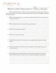 I Have A Dream Speech Worksheet Google Search Inglese