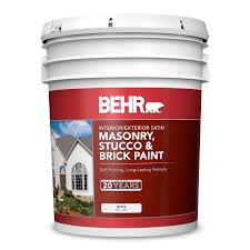 1374 w brickstone ct, appleton, wi 54914. Interior Exterior Masonry Stucco And Brick Satin Paint Behr Pro
