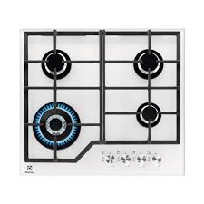 Electrolux Electrolux Table De Cuisson Gaz 59cm 4 Feux 8900w Blanc Kgg6436w Table De Cuisson Rue Du Commerce