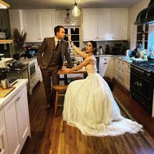 Adams and troian bellisario are married, this video can confirm. Troian Bellisario S Golden Globes Outfit Was Her Recycled Wedding Dress