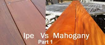 Material can be difficult to work and difficult to saw. Ipe Vs Mahogany Decking Part 1 Green World Lumber