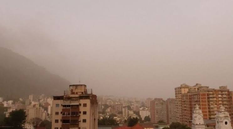 El Polvo del Sahara se mantendr&aacute; en Venezuela hasta el 29 de mayo