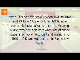 Check spelling or type a new query. What House Was Moaning Myrtle From Youtube