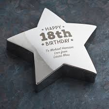 It is, however, limited to familiarity. Engraved 18th Birthday Silver Star Paperweight Engraved Gifts