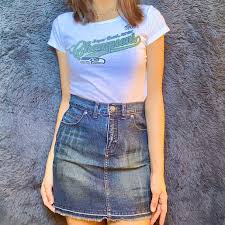 Seattle Seahawks Merch Crop Top Shirt In White Women S Fashion Tops Others Tops On Carousell