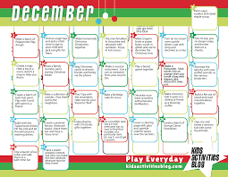 Calendar December Activities Activities For Kids Kids Activities Blog