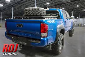 These fender flares deliver an aggressive look through its. 2016 2021 Toyota Tacoma Pro Offroad Bolt On Style Fender Flares By Rdj Trucks 10 6014