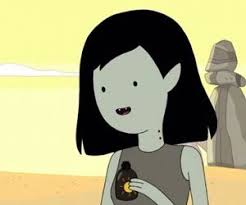 What kind of hair does a guy with black hair have? Black Hair Sun And Vampire Image Adventure Time Marceline Adventure Time Characters Marceline And Bubblegum