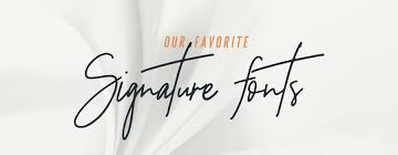 Transform your handwriting and calligraphy into fully functional vector fonts with our web application. 25 Free Signature Fonts For Logo Design Colormelon