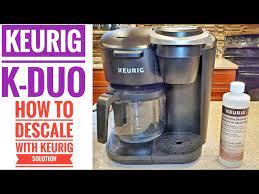 Filter coffee machines └ coffee, tea & espresso makers └ home appliances └ home, furniture & diy all categories antiques art baby books delonghi dinamica plus ecam370.85.t bean to cup coffee machine. Clean Descale Keurig K Duo 12 Cup Coffee Maker With Single Serve K Cup Pod With Keurig Solution Youtube