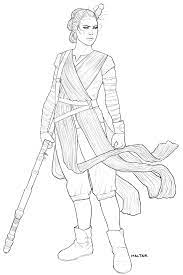 Star wars rey coloring pages are a fun way for kids of all ages to develop creativity, focus, motor skills and color recognition. Rey Coloring Page At Getdrawings Free Download Coloring Home