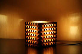 Wooden Bedside Light Cube Id Lights Wooden Bedside Lights Table Lamp Wood Cube Light
