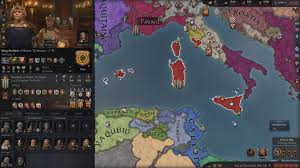 Finally founded the Sea Kingdom of Baleo-Tyrrhenia : rCrusaderKings