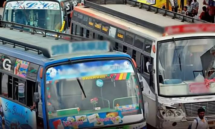24-hour strike by private bus operators demanding fare hike