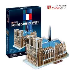 3d architecture model kits france challenging building puzzle for adults as hobby gifts, notre dame de paris (large size) 293 pieces. Cubicfun 3d Puzzle C Series Notre Dame De Paris Buy Online In Burkina Faso At Burkinafaso Desertcart Com Productid 19942886
