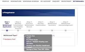 Early withdrawals mean you lose the power of compounding. Cara Mohon Pengeluaran I Lestari Kwsp Secara Online Hafiz Rahim