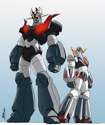 Another Reminding From Mazinger Z Series The Most Known Of The Enemys Of Mazinger Garada K 7 And Doublas M 2 Robot Cartoon Mecha Anime Japanese Superheroes