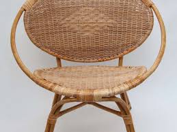 Rattan is more flexible than wicker and stronger. Hand Woven Hoop Chair