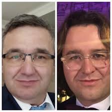 I love how these two pics suggest their same genetics :) Great siblings  story Yvonne and Rachael! <3 <3