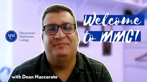 Welcome to MMC from Peter Naccarato, Dean of Faculty