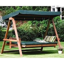 Breeze Outdoor Rivers 3 Seater Swing Sofa Bed Canopy Reviews Temple Webster Outdoor Hanging Bed Outdoor Bed Swing Backyard Seating