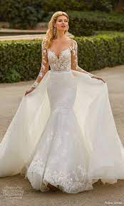 La Petra By Anna Sposa Group 2021 Wedding Dresses Barcelona Bridal Collection Wedding Inspirasi Long Sleeve Mermaid Wedding Dress Long Sleeve Wedding Dress Lace Mermaid Long Train Wedding Dress