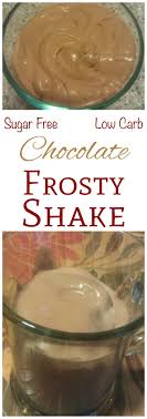 Creamy Low Carb Chocolate Frosty Shake Low Carb Yum Aliments Riches En Glucides Glace Chocolat Alimentation
