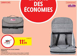 Chaises hautes usagées de qualité à ville de montréal : Offre Rehausseur De Chaise Nomade Pommette Chez Intermarche