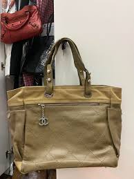 Chanel Biarritz Gold Baby Diaper Bag Babies Kids Bathing Changing Diapers Baby Wipes On Carousell
