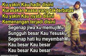 Kemenangan terjadi disini cover by agatha chelsea. Lirik Lagu Pujian Rohani Kristen Sekolah Minggu Gereja Tuhan Yesus Ku Yakin Kau Hadir Di Sini