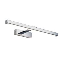 H frameless single bathroom mirror with led lighting and. 620 Led Bathroom Over Mirror Light Chrome Lighting And Lights Uk