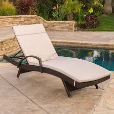 Christopher knight adjustable outdoor chaise lounge 294919. Best Selling Anthony Outdoor Wicker Adjustable Chaise Lounge With Arms And Cushion Multibrown Textured Beige Accuweather Shop
