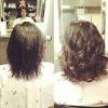 Short and cute wavy bob hairstyle for girls: 1