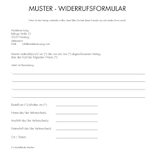Muster Widerrufsformular Madeleine Issing