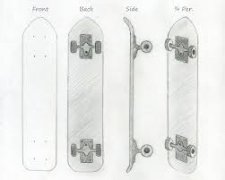 Illustration about classic skateboard view from the side, bottom and at an angle. Skateboard Turnaround By Msandie On Deviantart