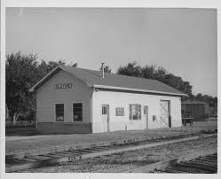 St Louis San Francisco Railway Depot Olathe Kansas 1950s And 1960s Olathe Kansas Railway