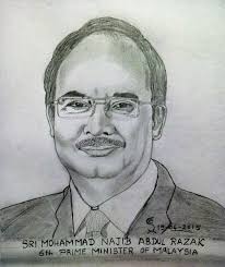 John's institution in kuala lumpur and malvern boy's college in worcestershire, england before earning a degree but the untimely death of tun abd razak dramatically altered the course of his life. Dato Sri Haji Mohammad Najib Bin Tun Haji Abdul Razak Is The Sixth And Current Prime Minister Of Malaysia Male Sketch Pencil Drawings Drawings