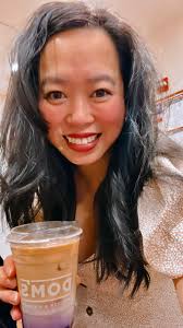 Ube Latte from a Filipino Bakery