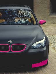 Black And Pink Car Paint Black And Pink Designed Bmw Bmw Bmw Black Dream Cars