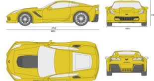 The Blueprints Com Vector Drawing Chevrolet Corvette C7 Z06 Chevrolet Corvette Chevrolet Corvette C7 Corvette C7