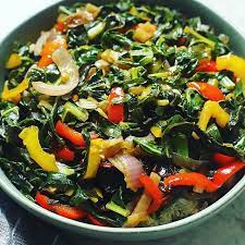 Perfectly Smokey Spicy And Sweet Vegan Collard Green Recipe Greens Recipe Healthy Greens Recipe Vegetarian Greens Recipe