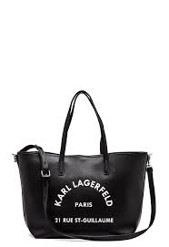 Karl Lagerfeld Rue St Guillaume Tote Black Nickel Bubbleroom