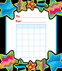 Poppin Patterns Stars Reward Chart Pad