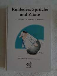 Ruhleders Spruche Und Zitate Ruhleder Rolf H Buch Signiert Kaufen A02iwsee01zzv