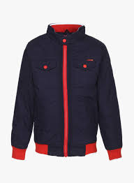 Monte Carlo Navy Blue Solid Open Front Jacket