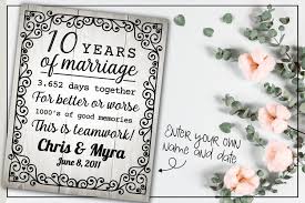 10th wedding anniversary gift for husband, best husband since 2011 shirt, 10 year wedding anniversary tee for him, married for 10 years tee happyyouapparel 5 out of 5 stars (793) sale price $21.99 $ 21.99 $ 27.49 original price $27.49 (20% off. 10 Years Wedding Anniversary Graphic By Boertiek Creative Fabrica