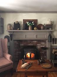 Mantel And Chair So Homey Primitive Decorating Country Country Decor Primitive Living Room